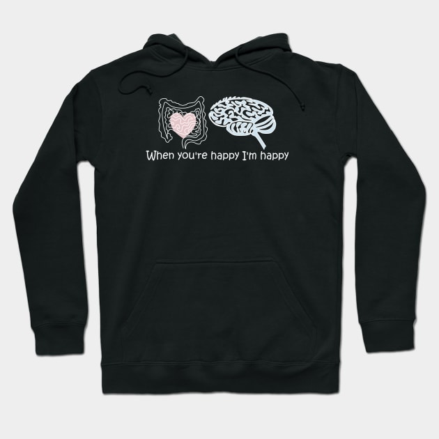 Gut brain axis Hoodie by Sci-Emily